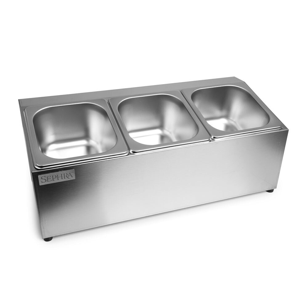Sephra Gastronorm 3 Pan Set w Holder